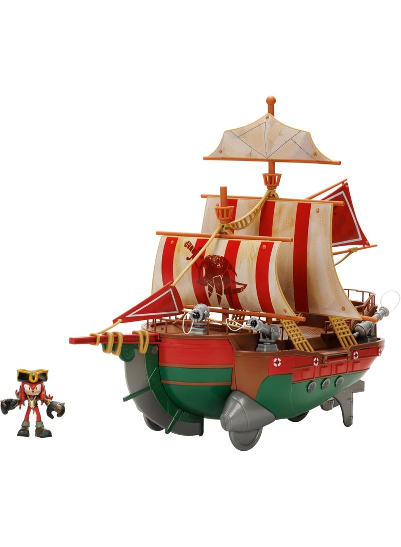 Sonic Prime Ultimate Angel's Voyage Pirate Ship Battles Action Figure Playset - Image 1